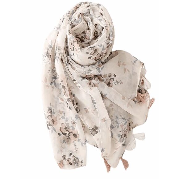 2/$30 Ladies Gorgeous Floral Scarf - Picture 3 of 7